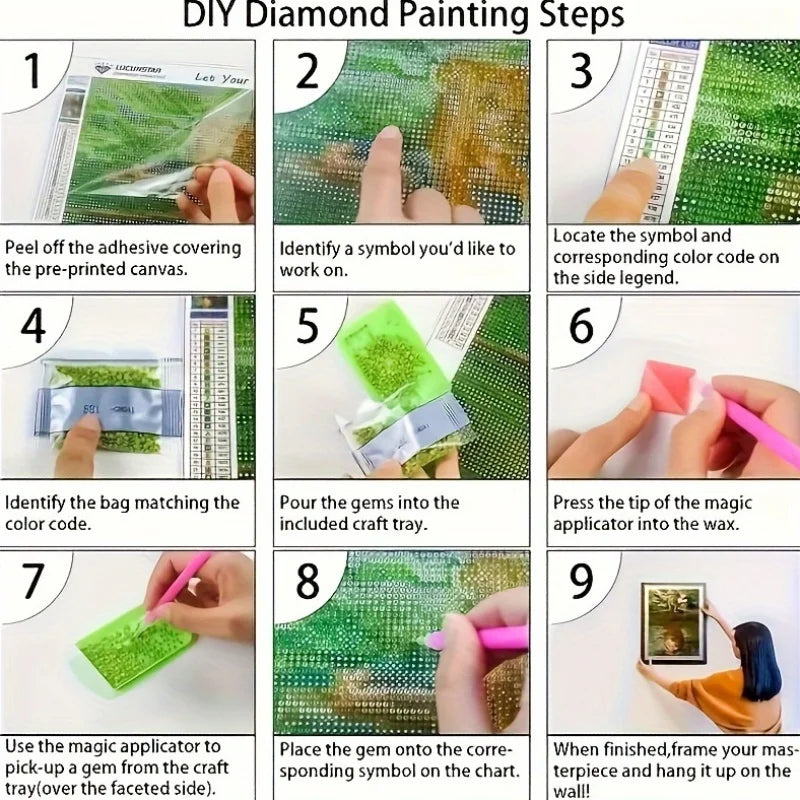 Starry Pink Sky 5D diamond painting