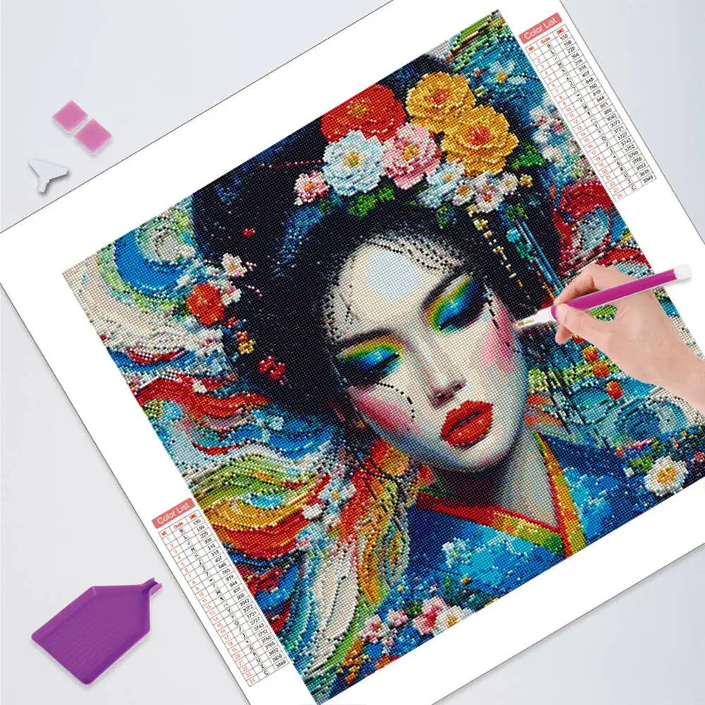 Geisha Glamour - 5D Diamond Painting Kit
