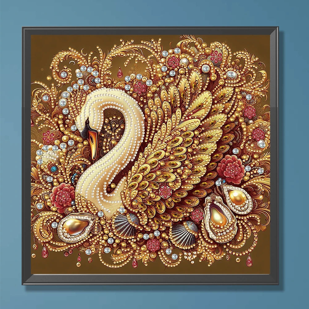 Graceful Swan 5D Diamond Painting Kit
