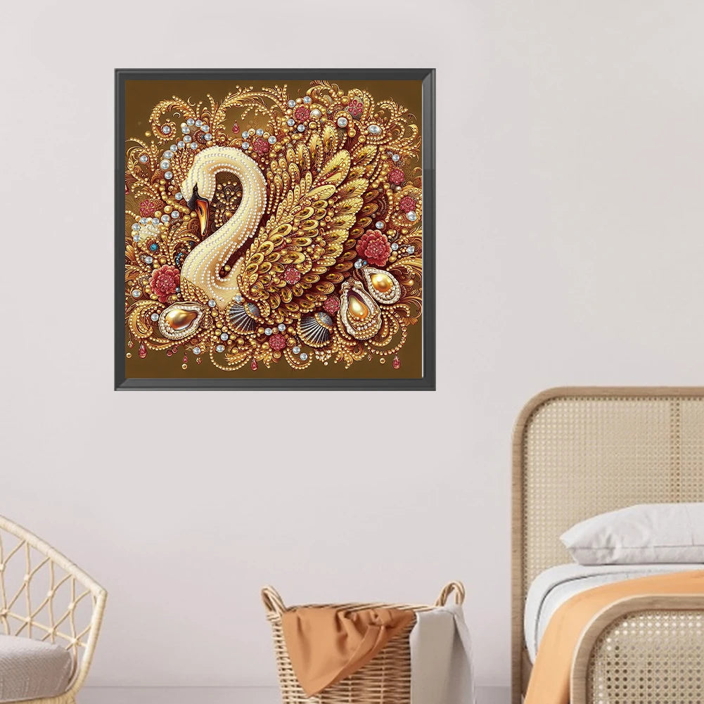Graceful Swan 5D Diamond Painting Kit