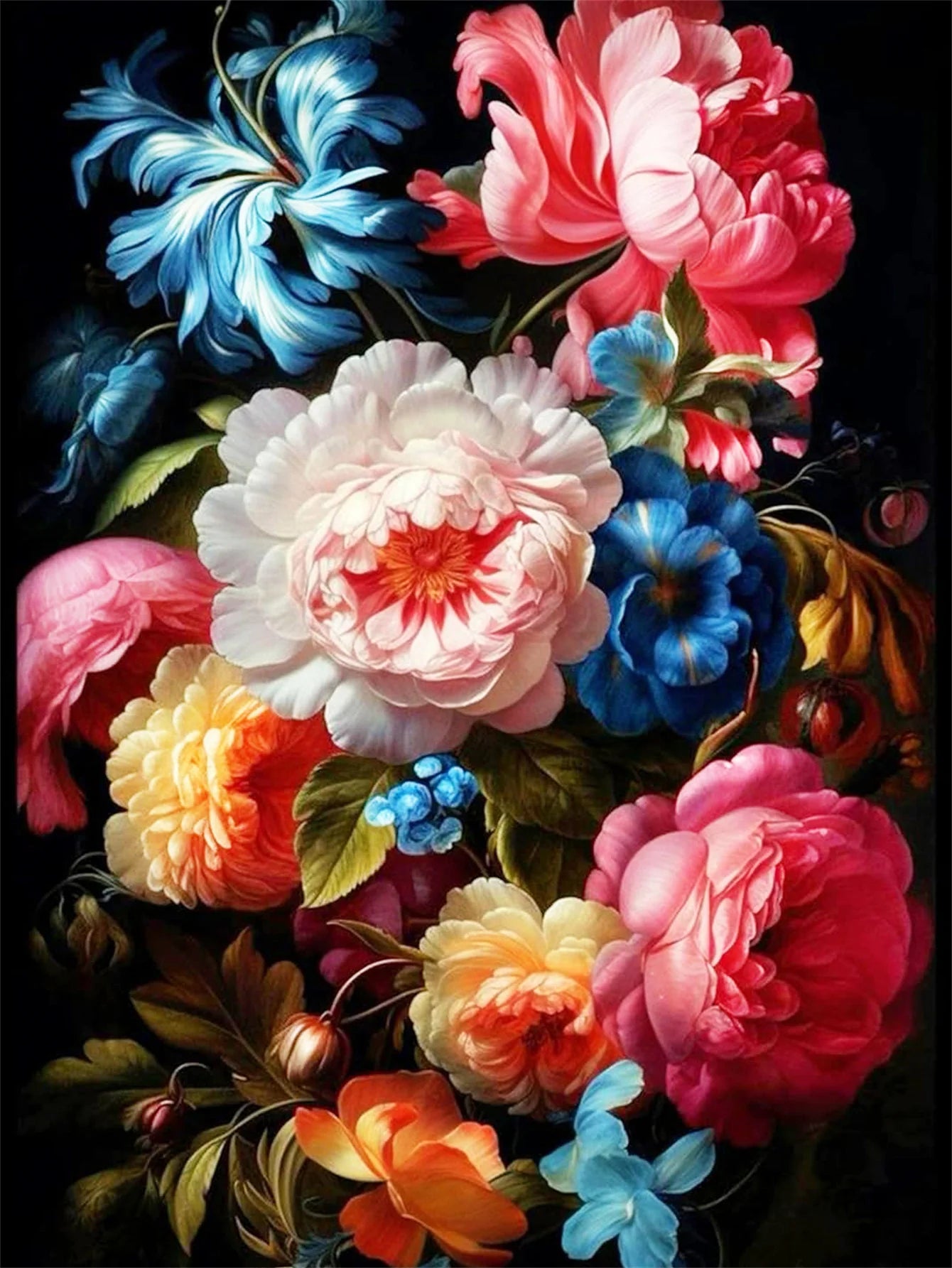 Peonies of France - 5D Diamond Painting kit