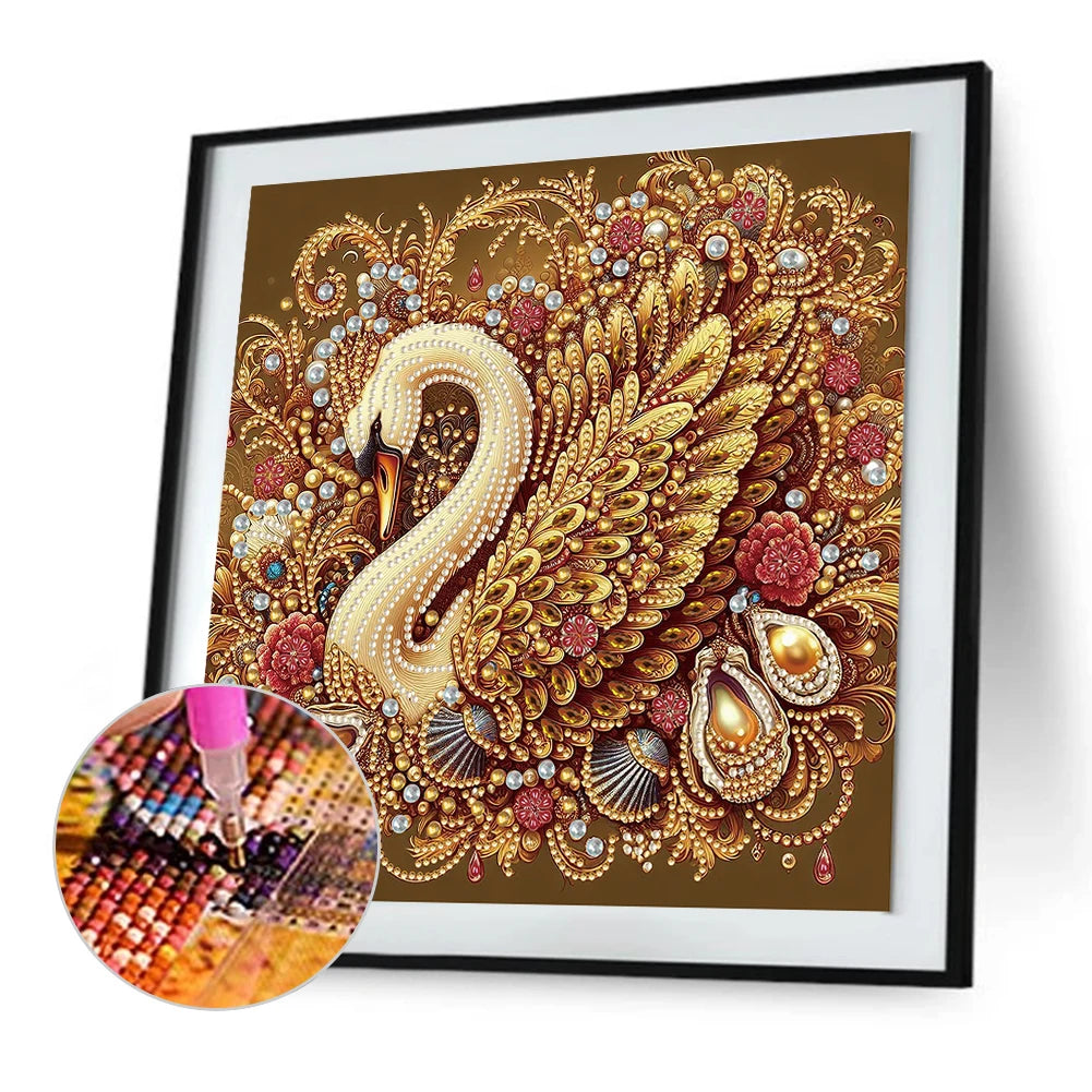 Graceful Swan 5D Diamond Painting Kit