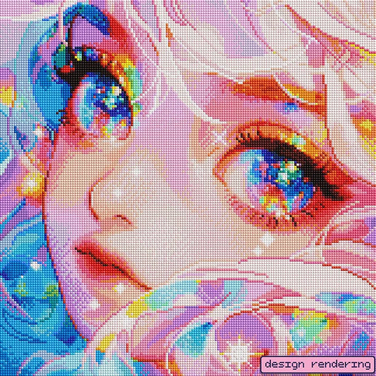 Angel Eyes | The Sparkle Nest Diamond Painting Kits