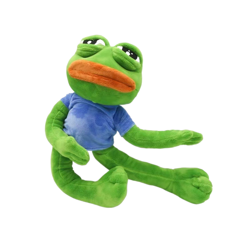Frog plush doll