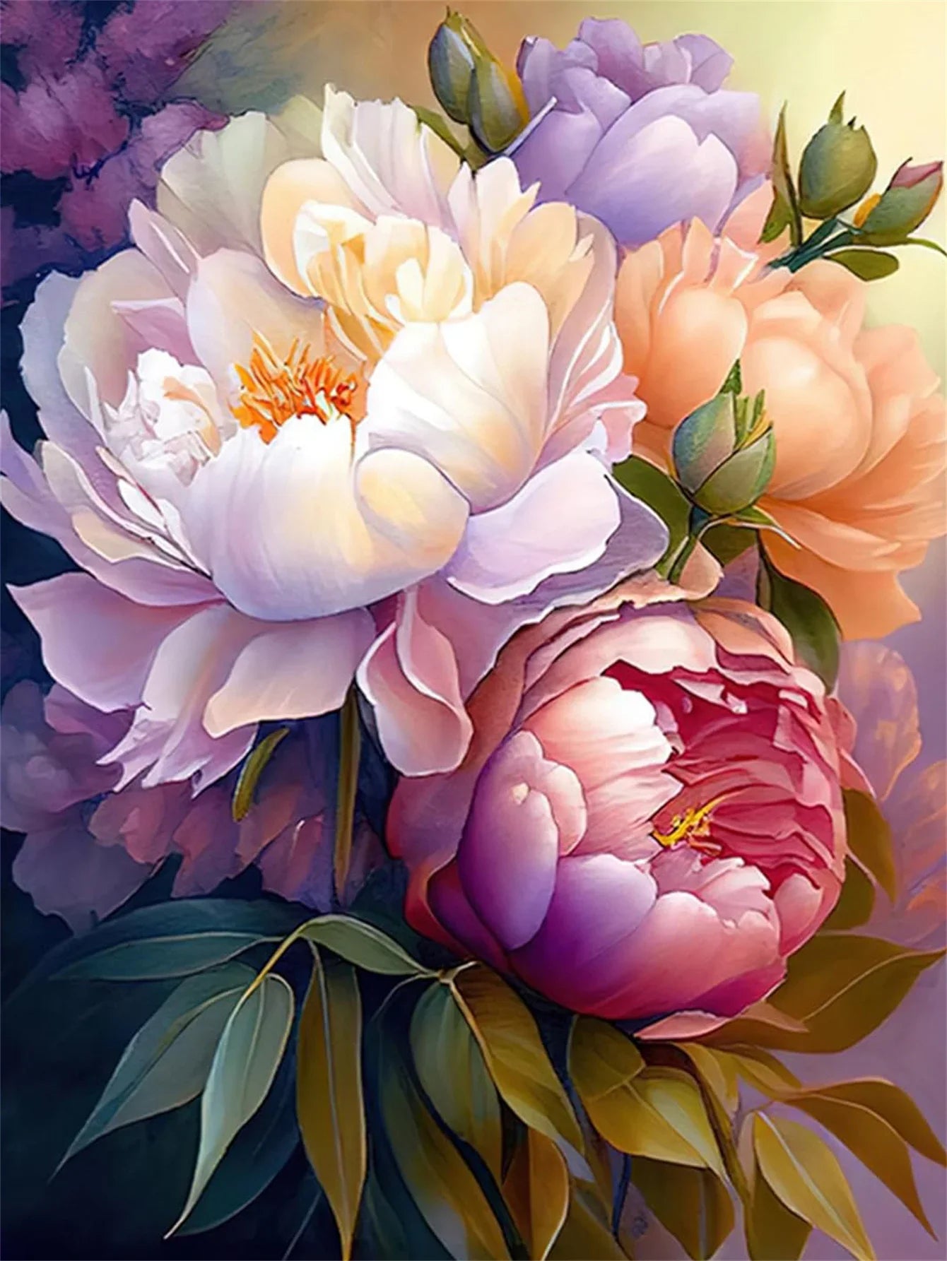 Floral 5D Diamond Painting Kits | The Sparkle Nest