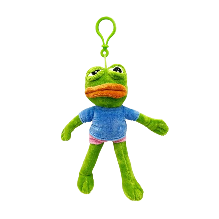 Frog plush doll