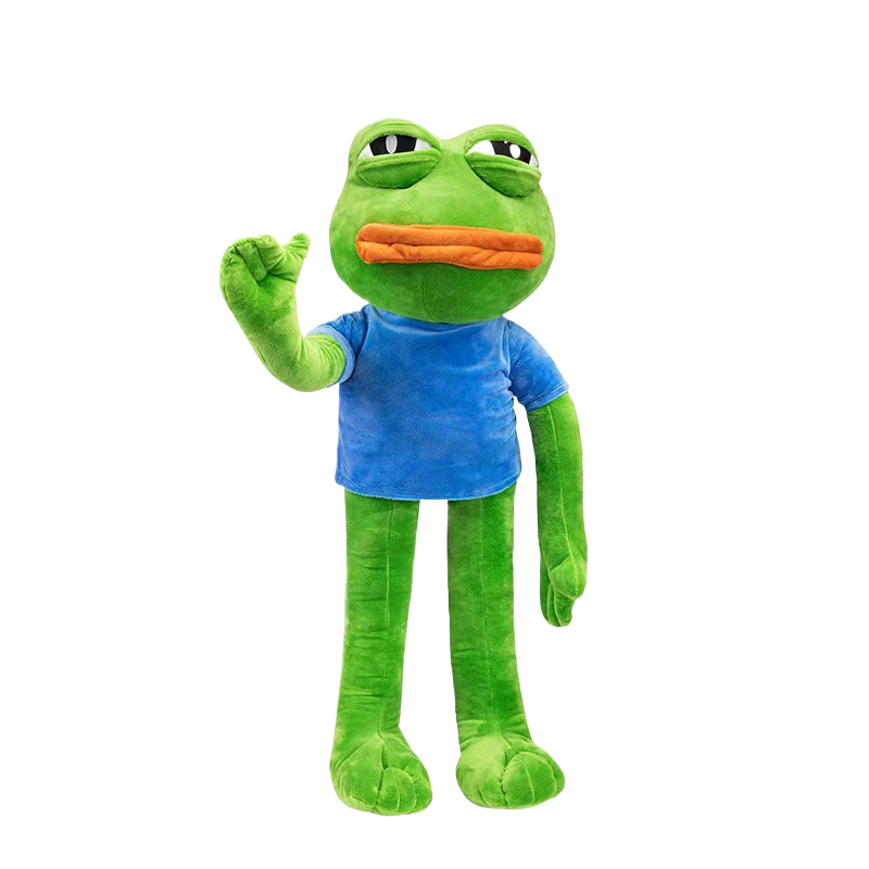 Frog plush doll