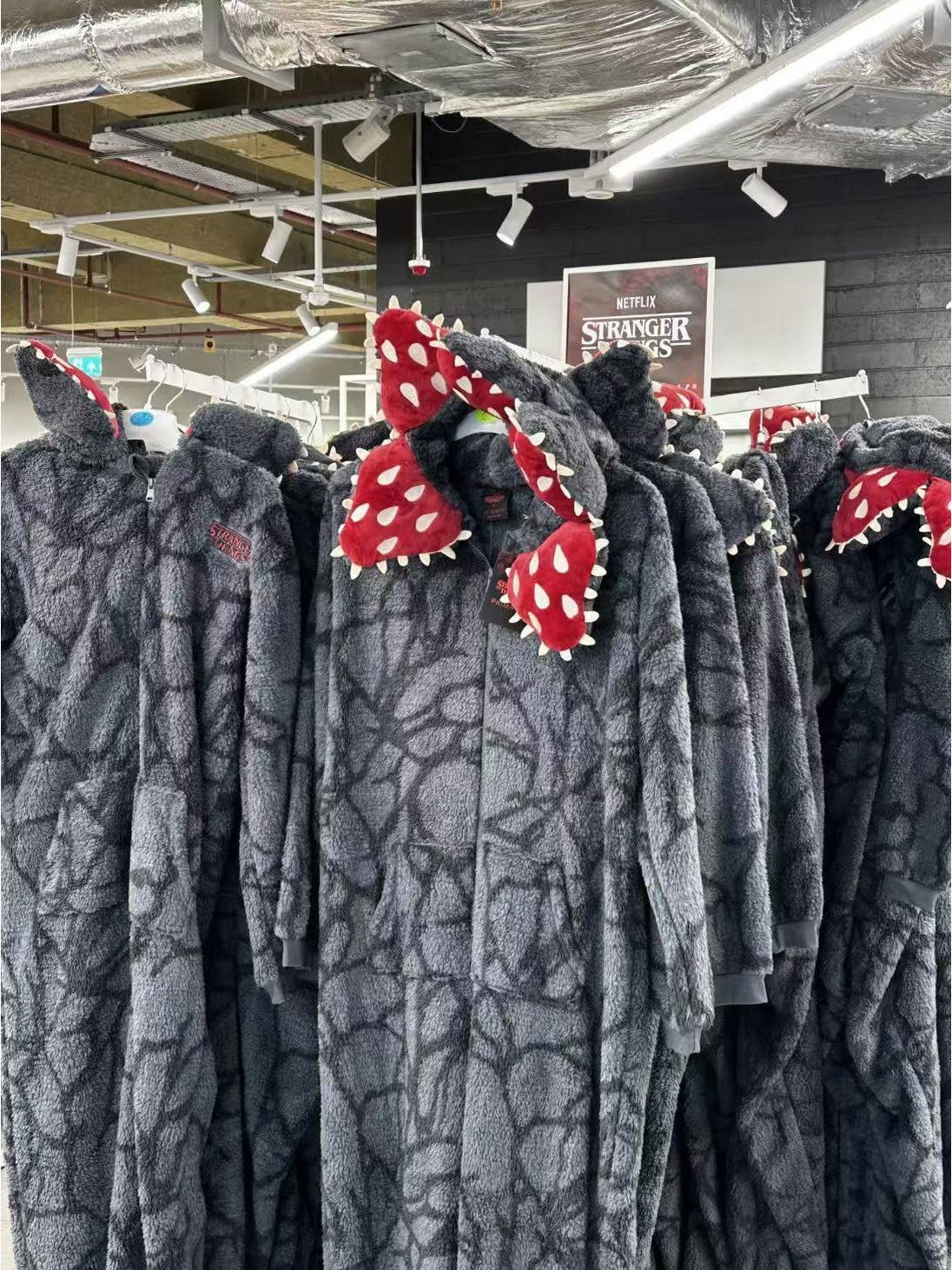 Stranger Things Plush Hooded Jumpsuit