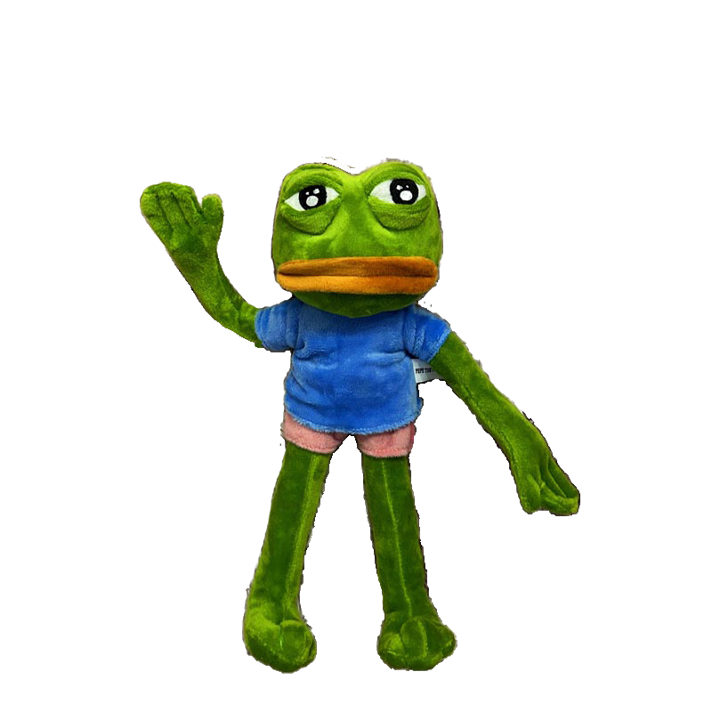 Frog plush doll