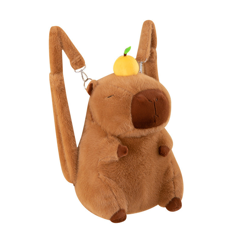 Cute Capybara Plush Handbag