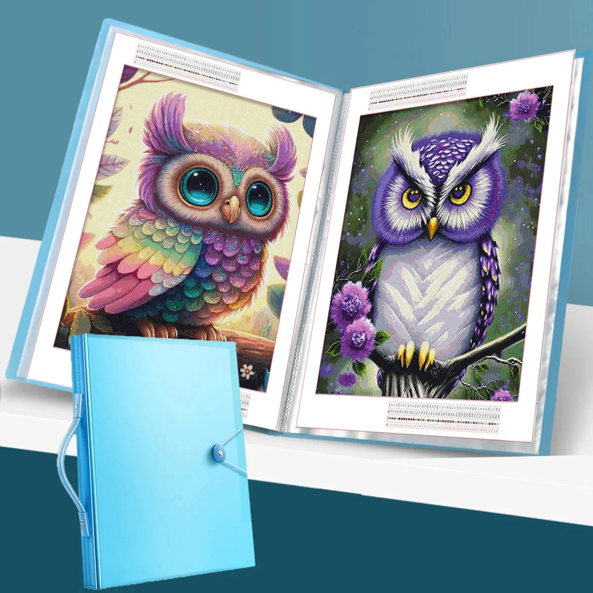 60 page diamond painting folder