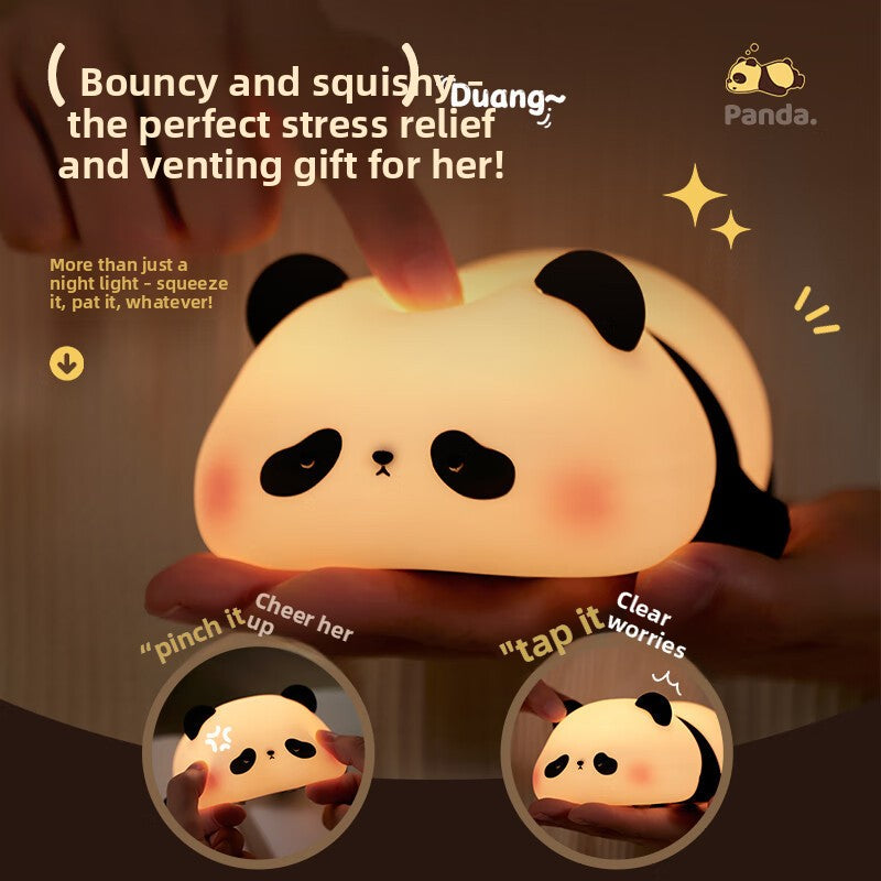 Cute Panda Night Light for Bedroom