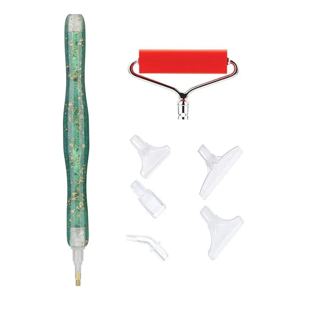 Diamond Painting Drill Pens with Multi-Spacers and Wheel Applicators