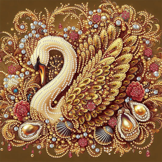 Graceful Swan 5D Diamond Painting Kit