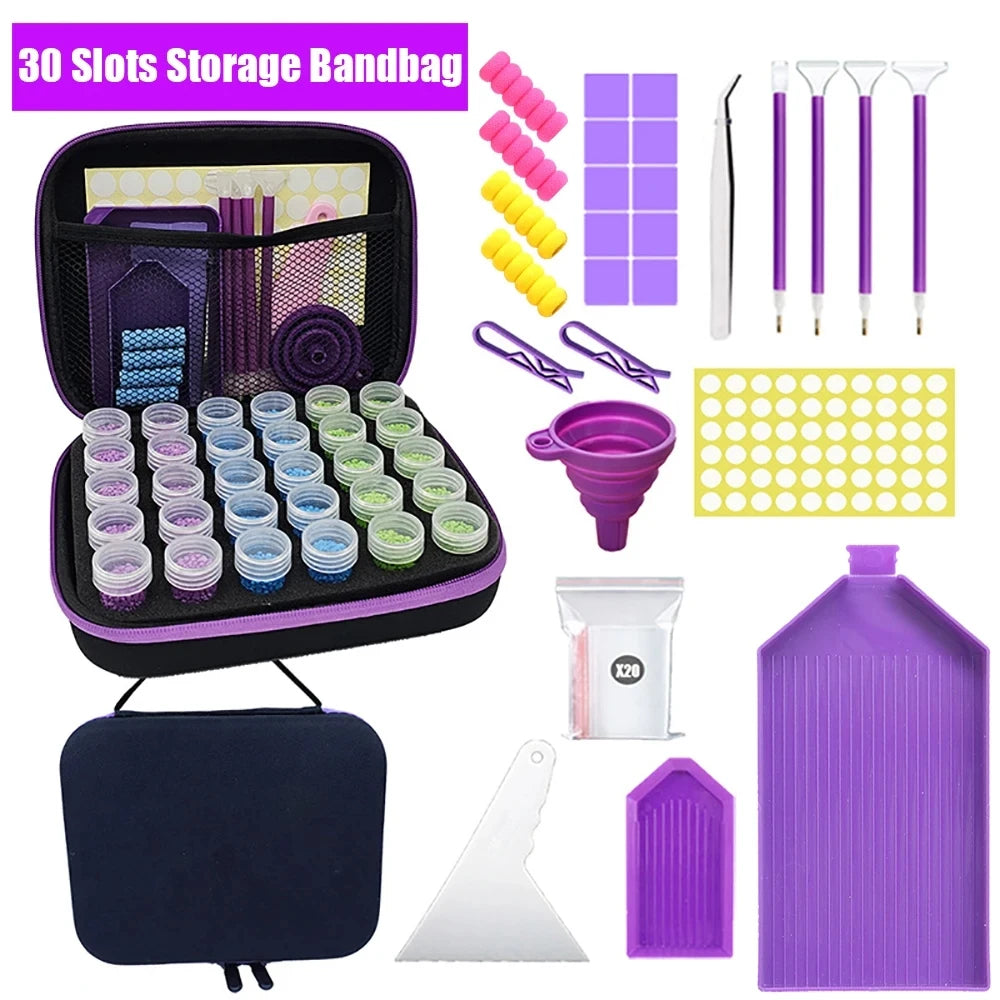 Deluxe Diamond Painting Storage Organinzer - Available in 30, 60, or 120 Slots
