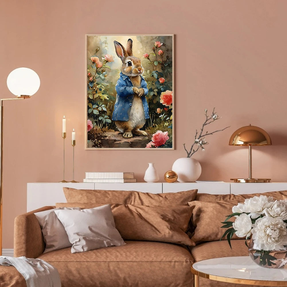 5D DIY Full Round Drill Diamond Painting Peter Rabbit 30x40cm