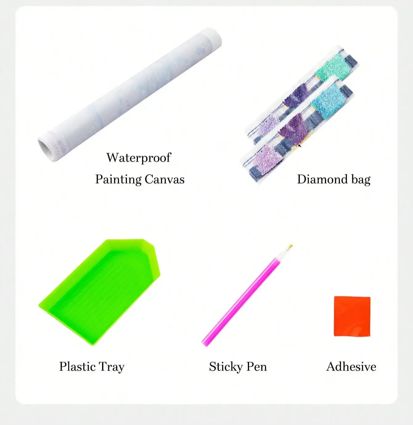 Pink Unicorn 5D diamond painting kit