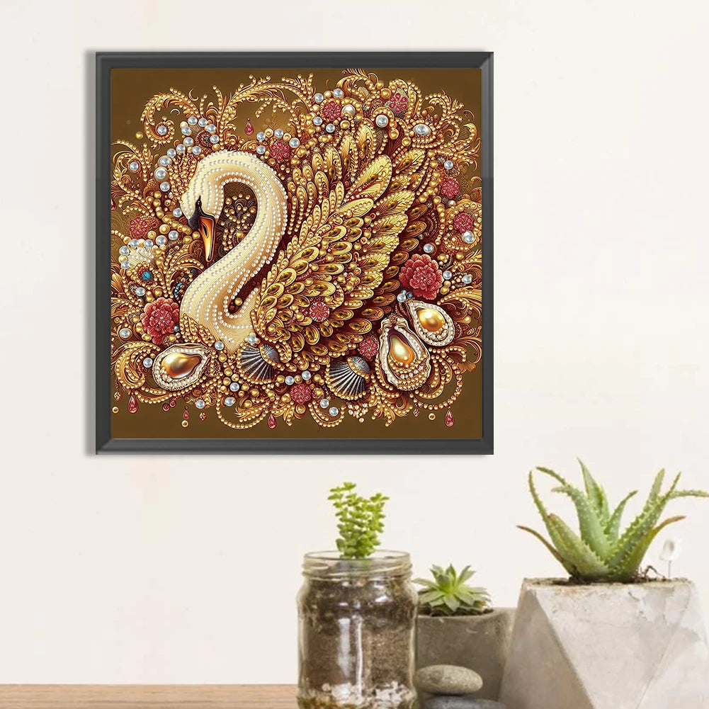 Graceful Swan 5D Diamond Painting Kit