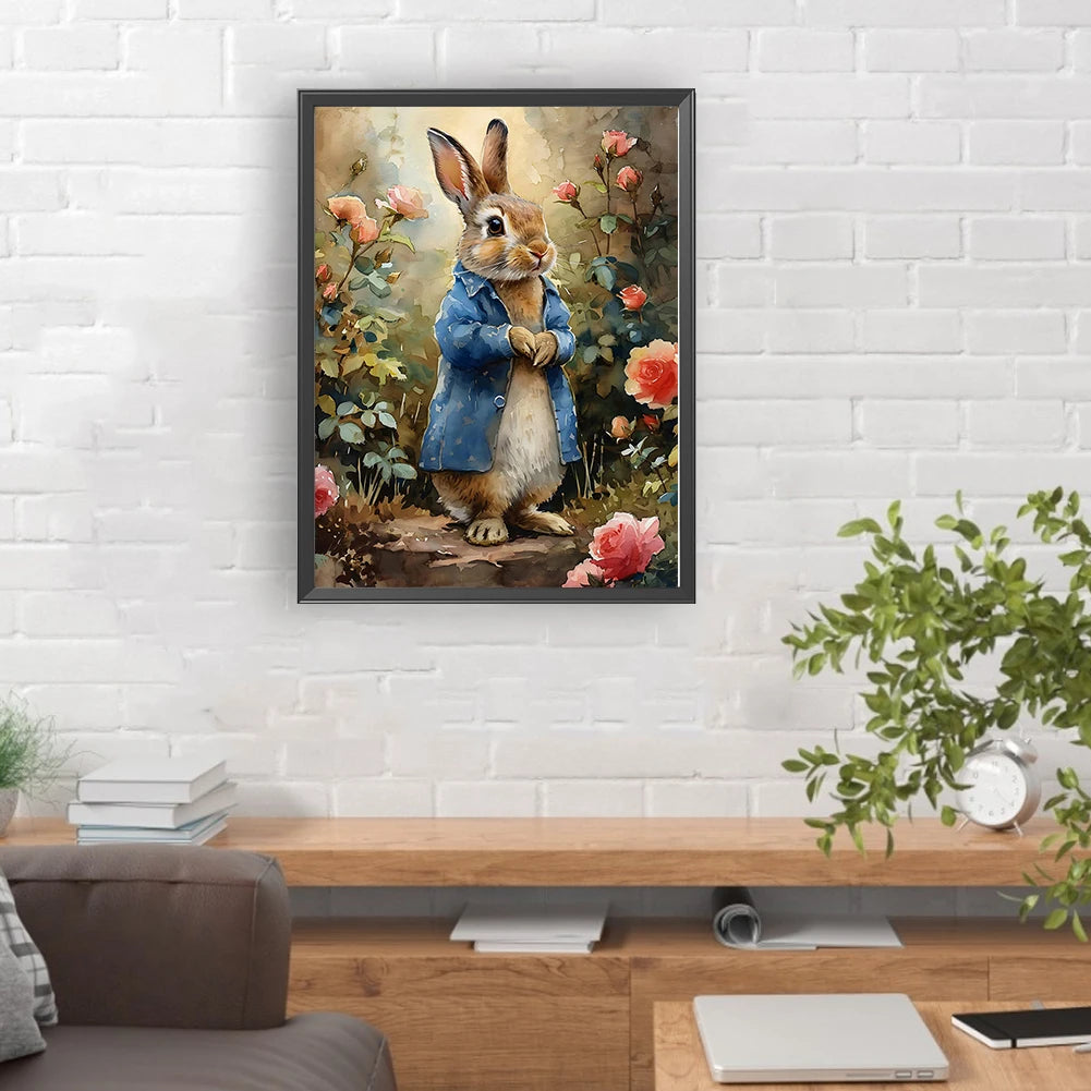 5D DIY Full Round Drill Diamond Painting Peter Rabbit 30x40cm