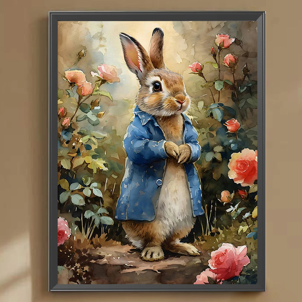 5D DIY Full Round Drill Diamond Painting Peter Rabbit 30x40cm