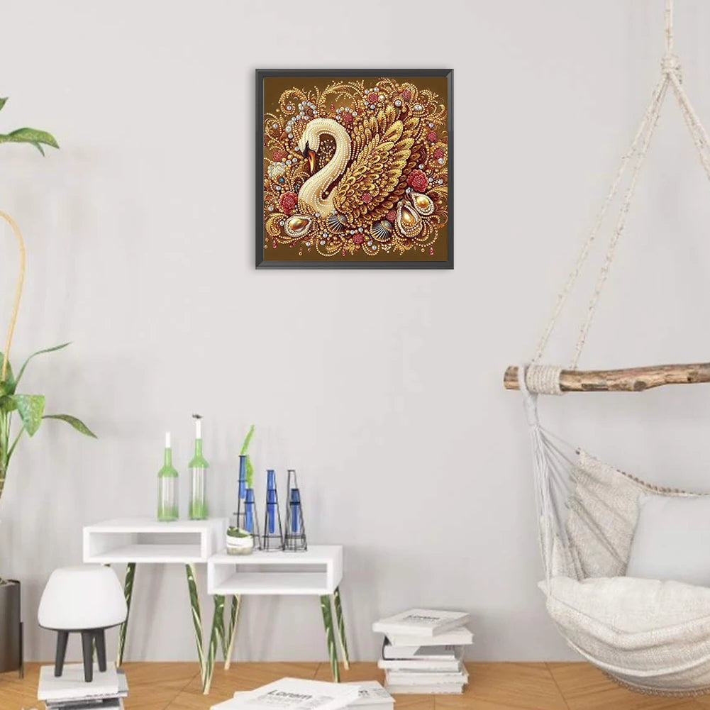 Graceful Swan 5D Diamond Painting Kit