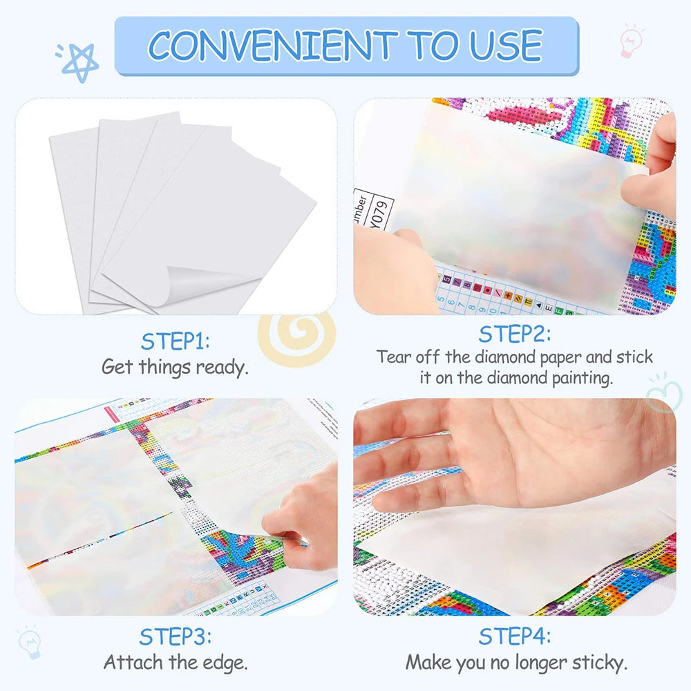 A6 Diamond Painting Release Paper Non-stick Painting Cover for 5D DIY Diamond Painting