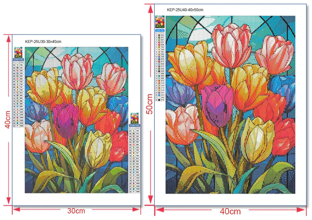 Tulips - 5D Diamond Painting Kit
