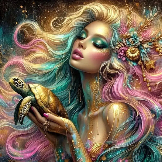 Mermaid Princess 5D Diamond Painting Kit