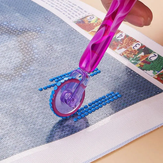 Diamond Painting Drill Pens with Multi-Spacers and Wheel Applicators