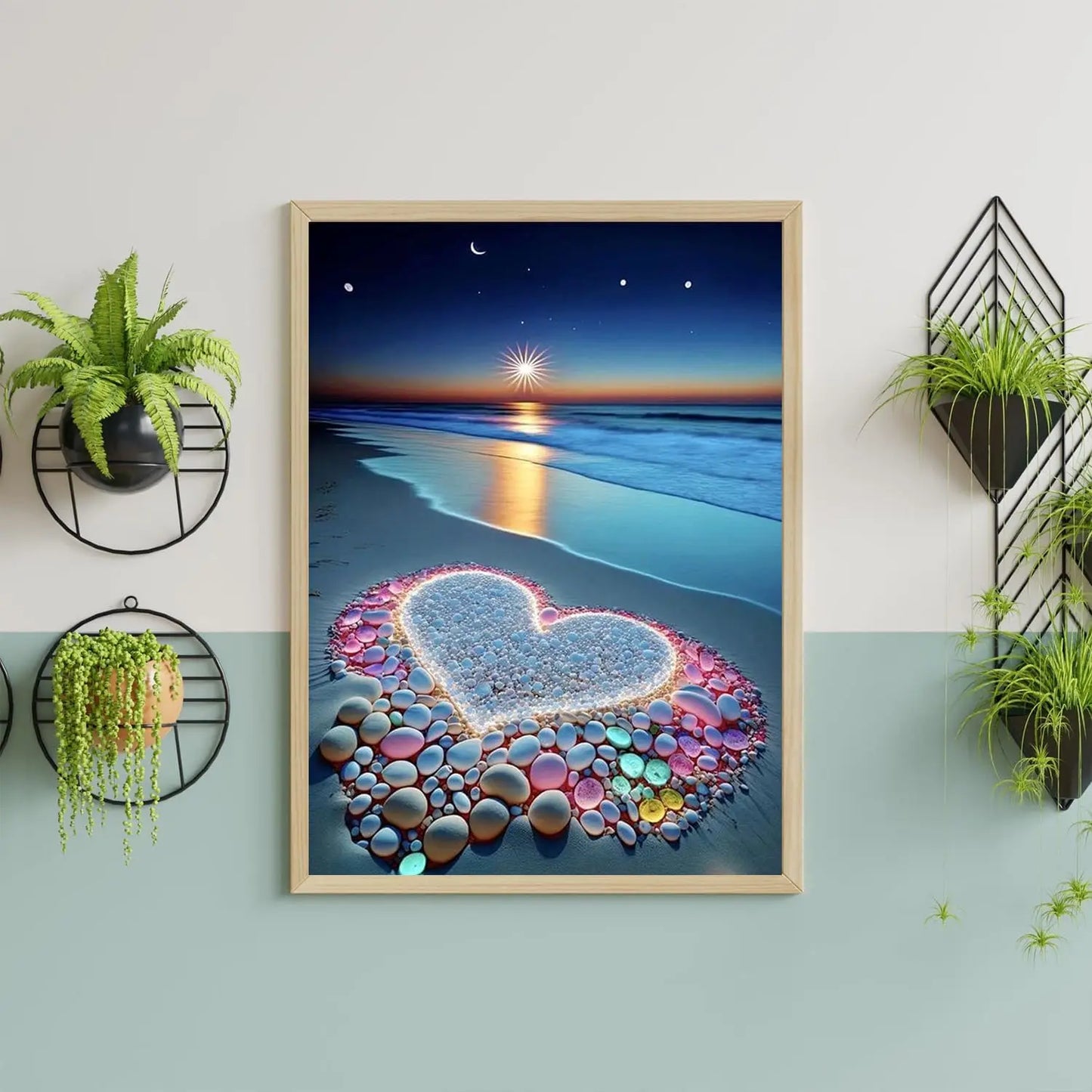 Love in the Sand - 5D Diamond Painting Kit