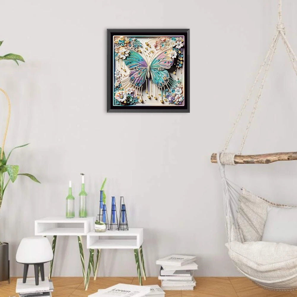 Butterflies, Flowers and Bees 5D Diamond Painting Kit