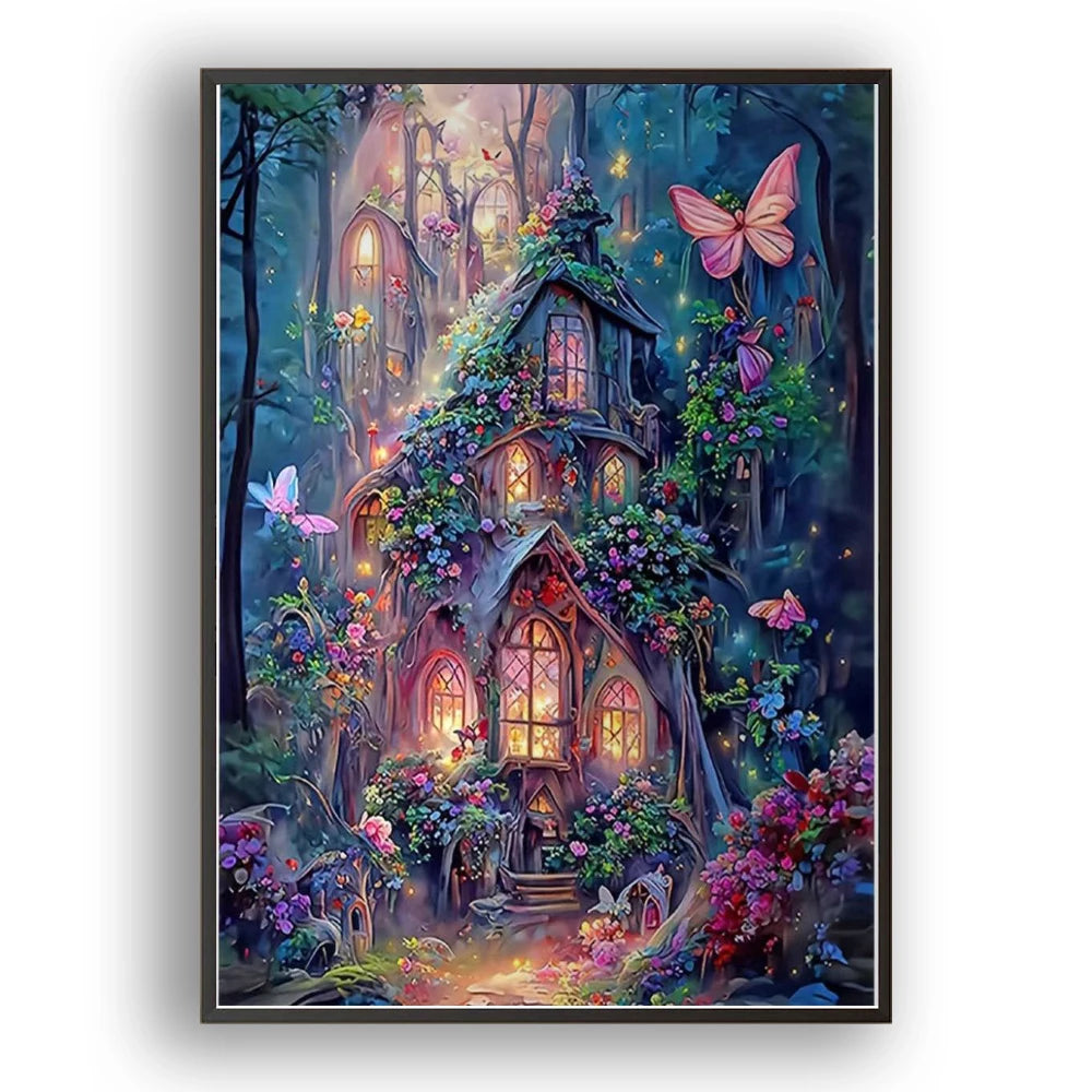Enchanted Forest DIY diamond painting kit
