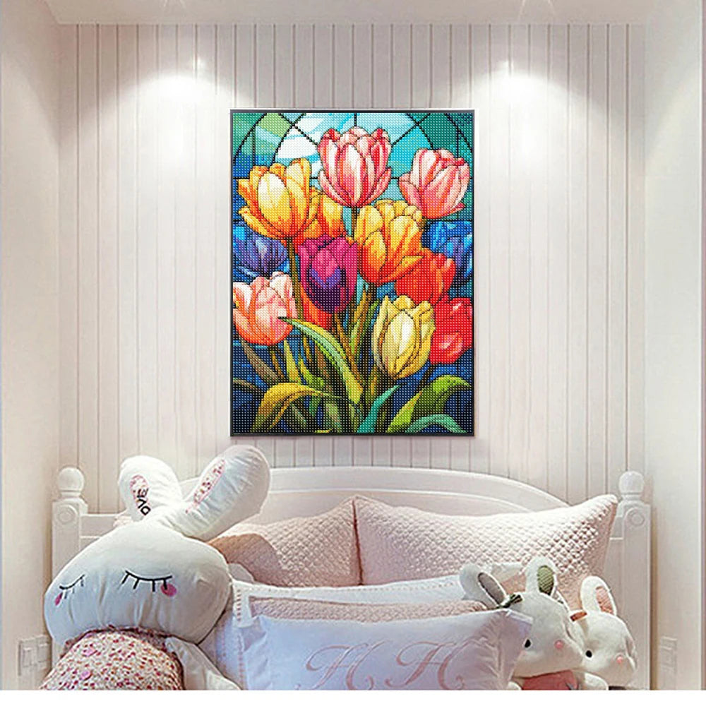 Tulips - 5D Diamond Painting Kit