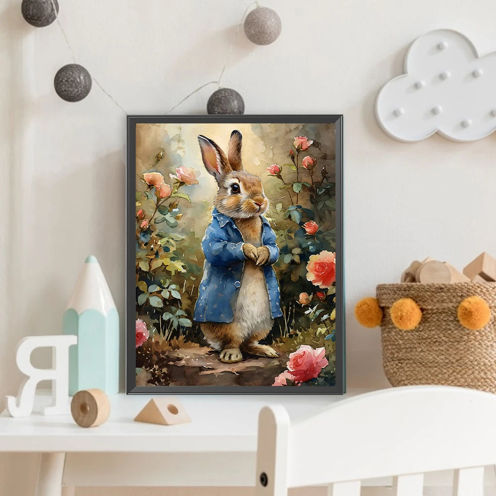 5D DIY Full Round Drill Diamond Painting Peter Rabbit 30x40cm