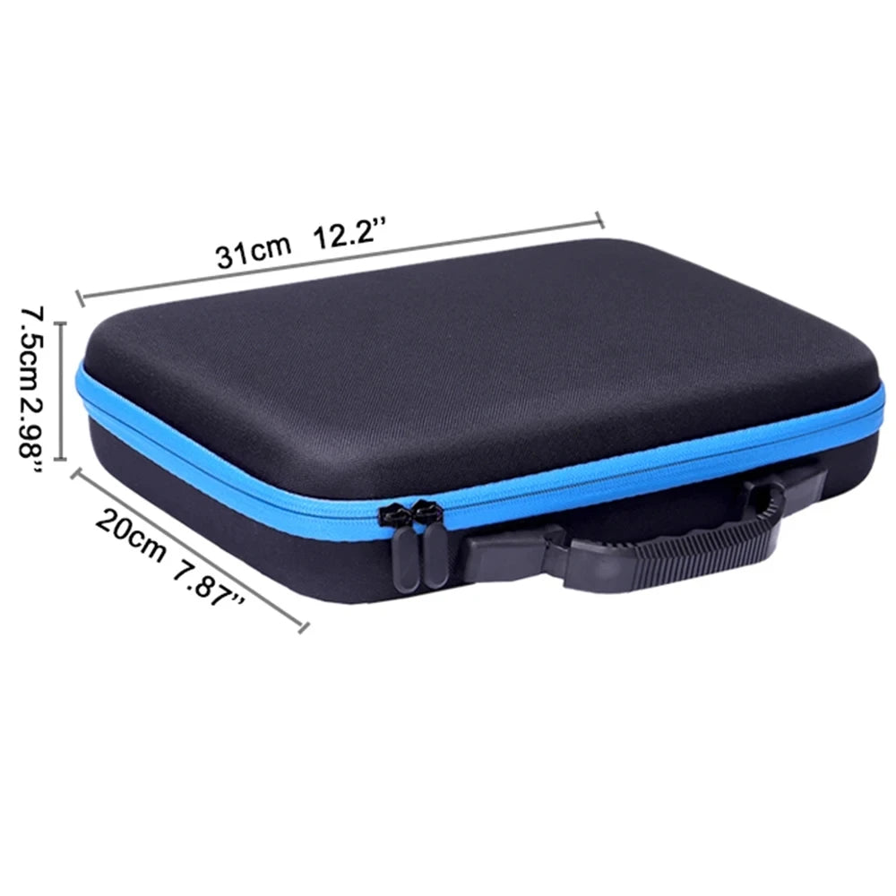 Diamond painting zippered storage organizer case for 120, 60 or 30 bottles, tools, trays, and accessories for drill storage and crafting