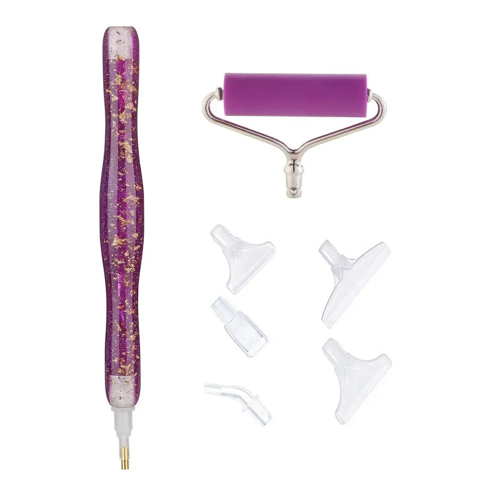 Diamond Painting Drill Pens with Multi-Spacers and Wheel Applicators