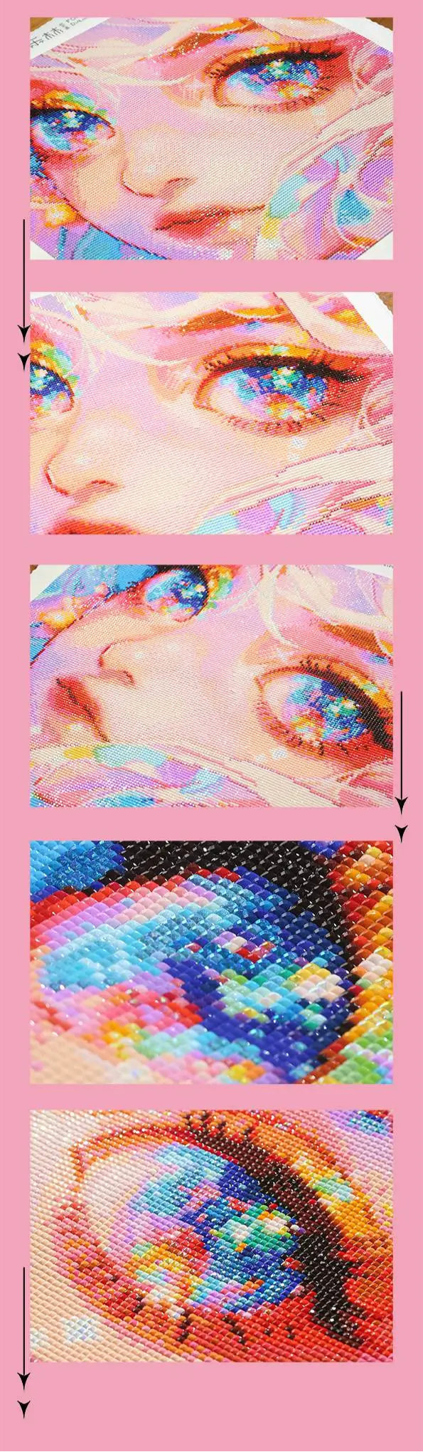Angel Eyes | The Sparkle Nest Diamond Painting Kits