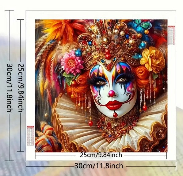 Dimensions of the diamond painting 11.8 in x 11.8 inch