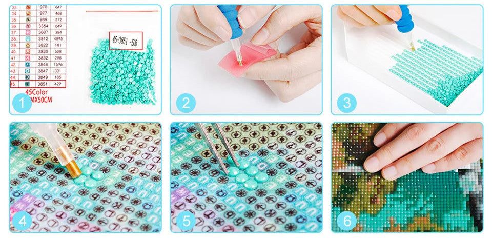 Rainbow Fairy 5D DIY Diamond Painting Kit