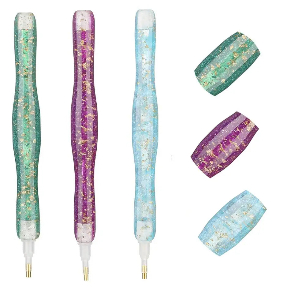 Diamond Painting Drill Pens with Multi-Spacers and Wheel Applicators