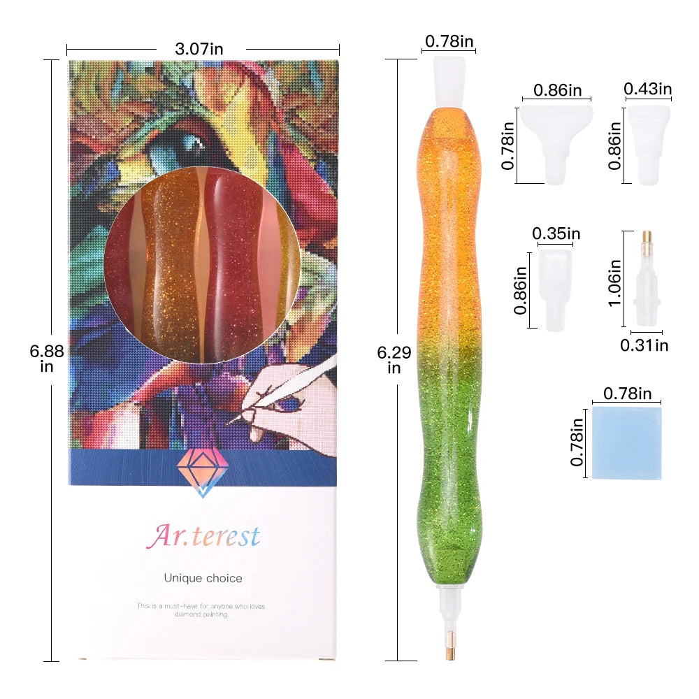 Strawberry Lemonade Diamond Painting Pen Set of 4