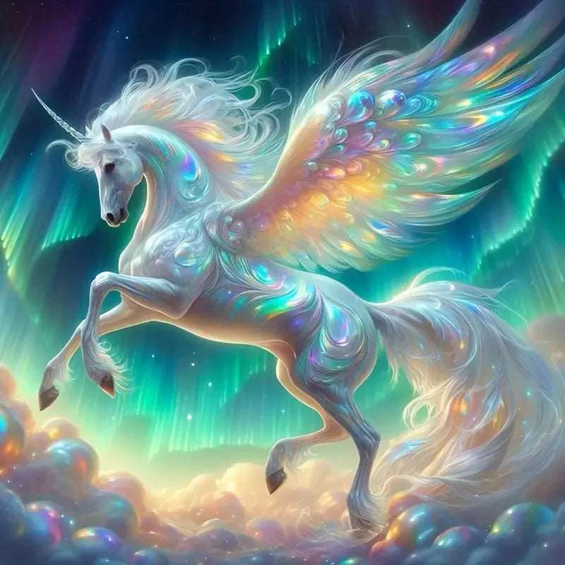 Unicorn Lights - 5D Diamond Painting Kit