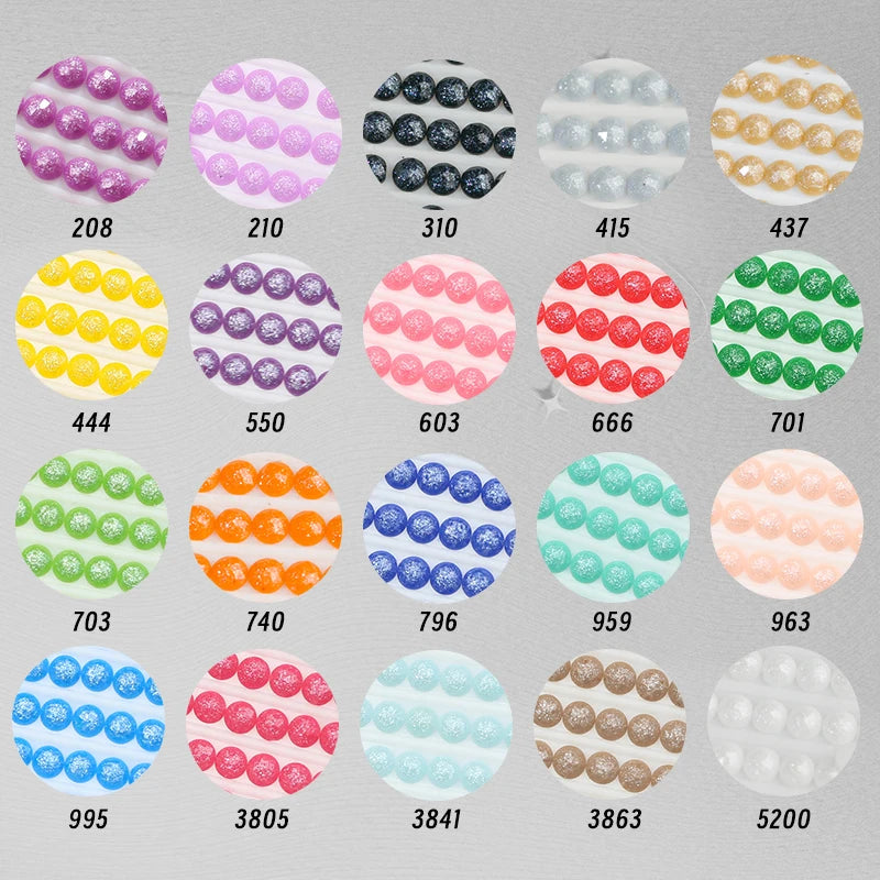 Specialty Fairy Dust Round Diamond Drills – 20 Colors x 1000 Pcs Per Color
