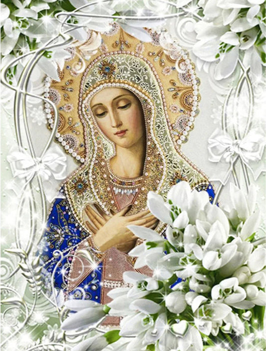 Beautiful Catholic Religion Mary Diamond Painting Kit 5D