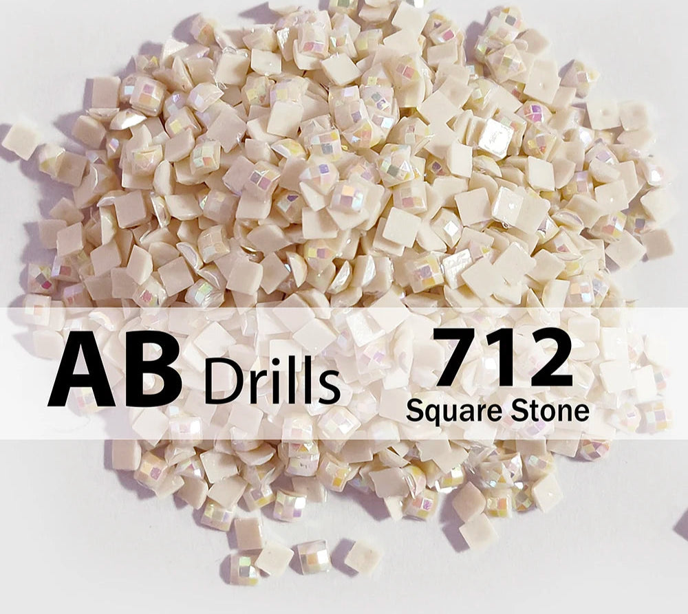 diamond painting drills creamy white