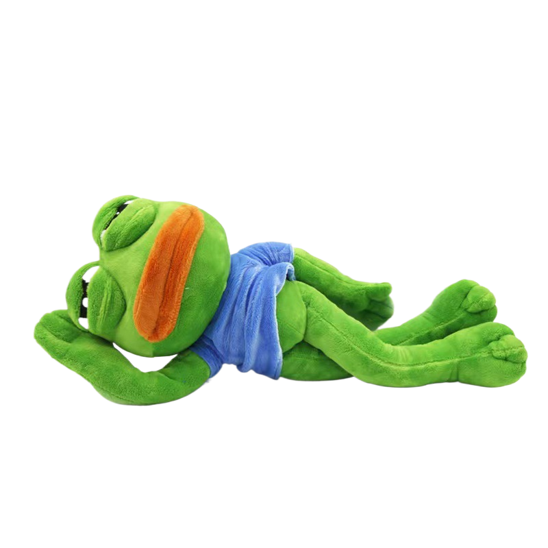 Frog plush doll