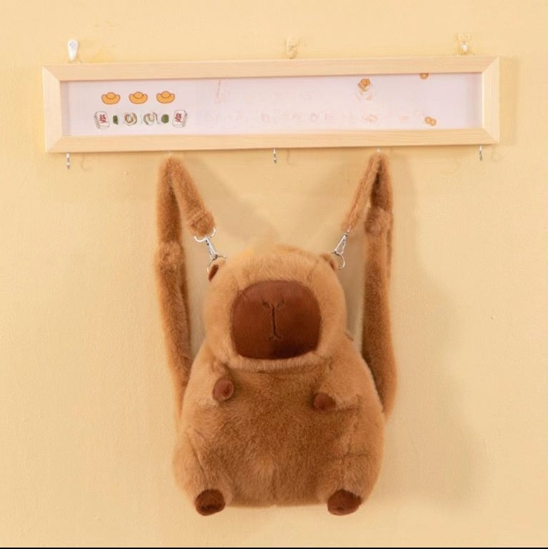 Cute Capybara Plush Handbag